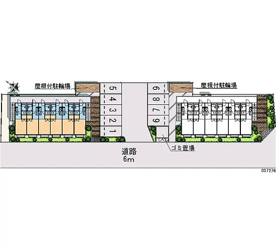 ★手数料０円★川口市東領家３丁目 月極駐車場